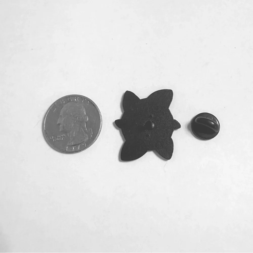 Women’s Jewelry Fun Fashion Black and White Yin Yang Koi Fish Enamel Pin Brooch